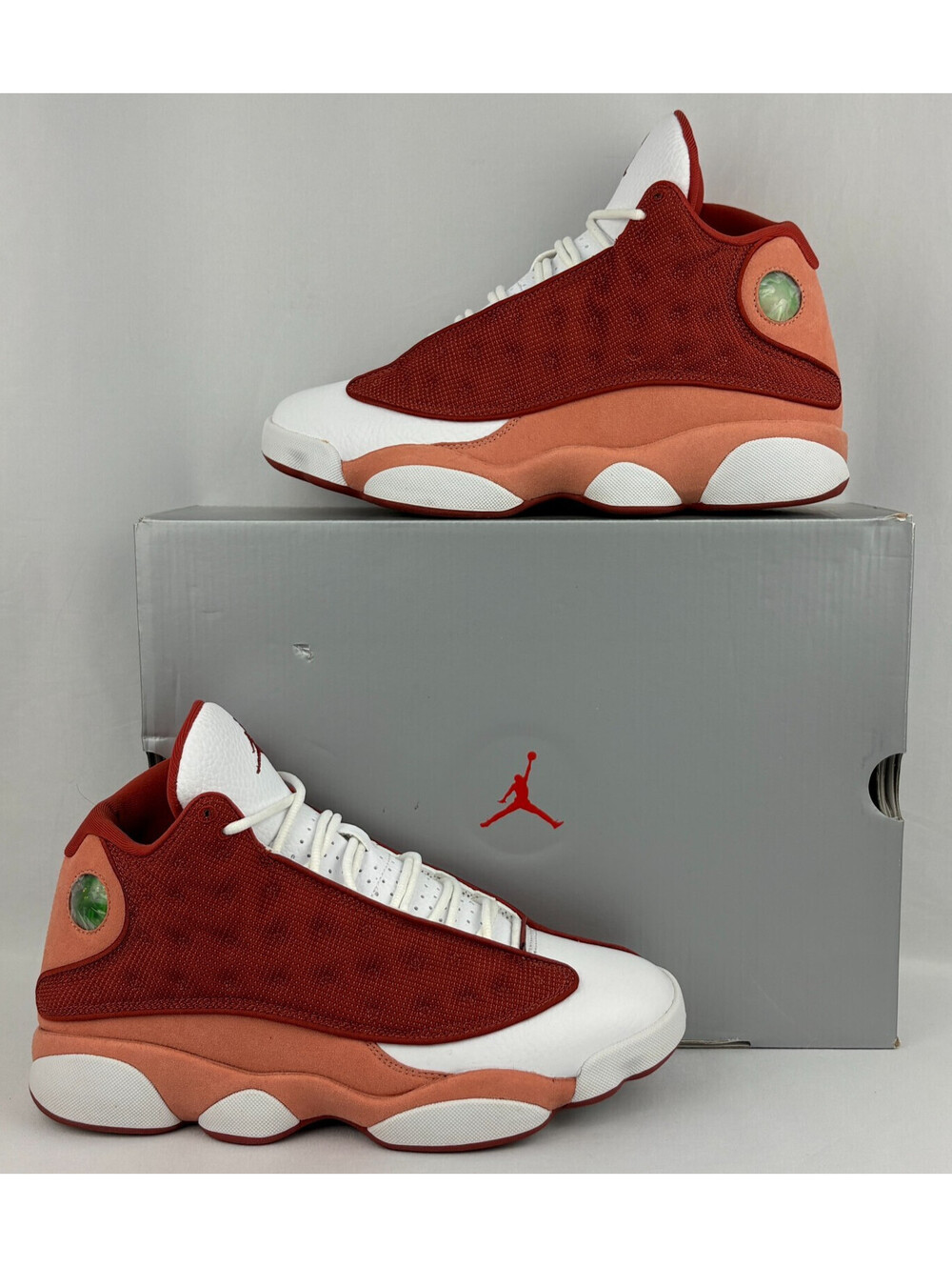 Nike Air Jordan 13 Retro XIII Dune Red Size 9.5 Men's DJ5982-601 Sneakers